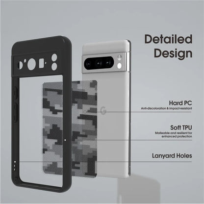 IBMRS For Google Pixel 8 Pro Cover Shock Absorbing Secure Grip Phone Back Case