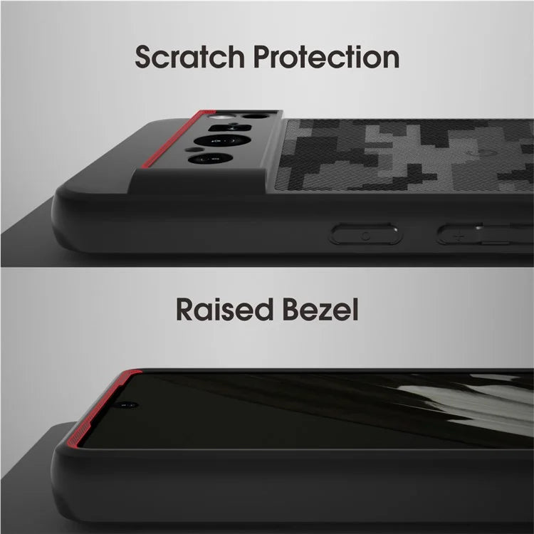 IBMRS For Google Pixel 8 Pro Cover Shock Absorbing Secure Grip Phone Back Case