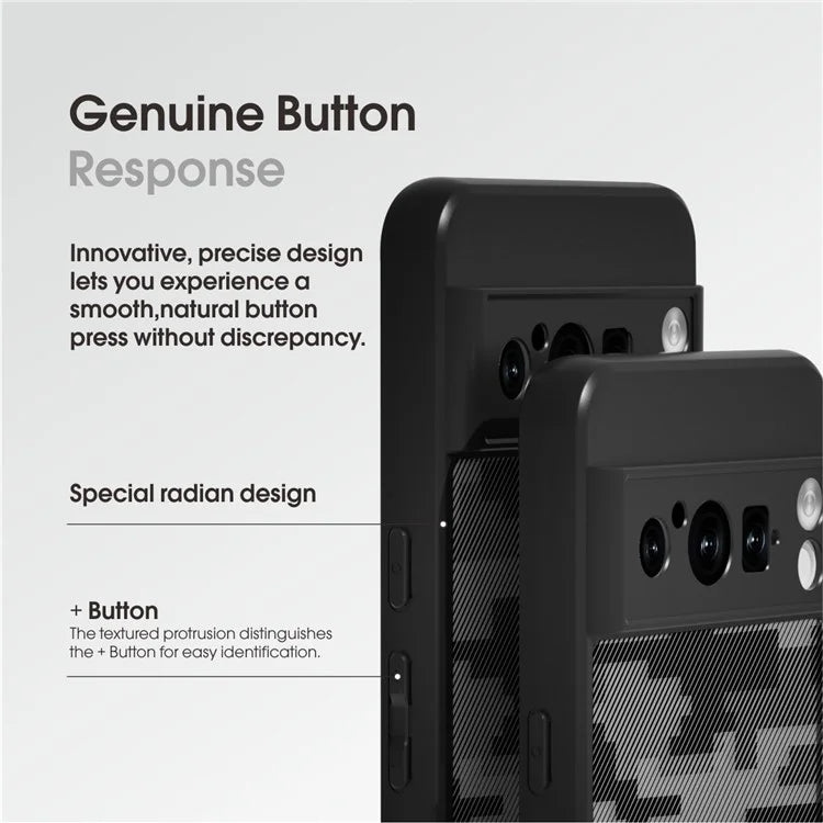 IBMRS For Google Pixel 8 Pro Cover Shock Absorbing Secure Grip Phone Back Case