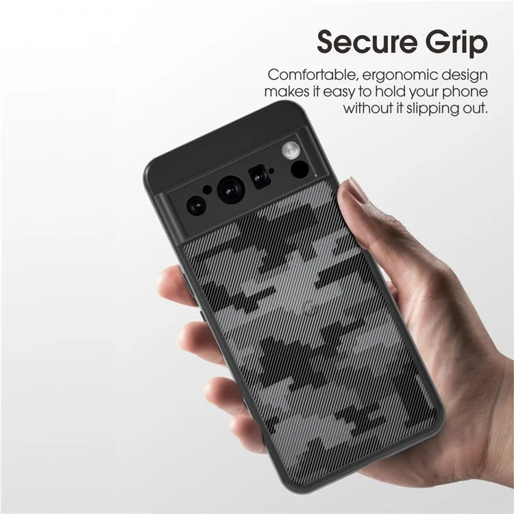 IBMRS For Google Pixel 8 Pro Cover Shock Absorbing Secure Grip Phone Back Case