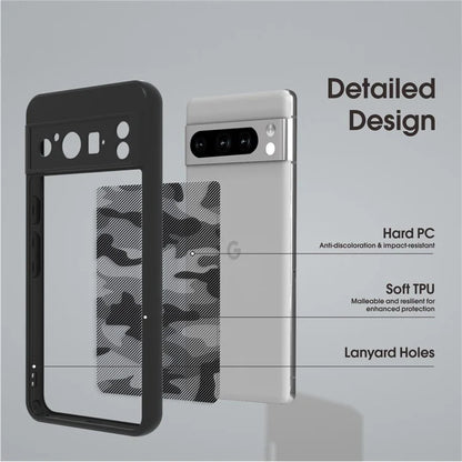 IBMRS For Google Pixel 8 Pro Cover Shock Absorbing Secure Grip Phone Back Case