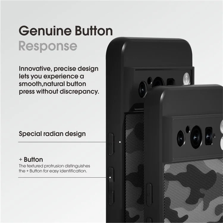 IBMRS For Google Pixel 8 Pro Cover Shock Absorbing Secure Grip Phone Back Case