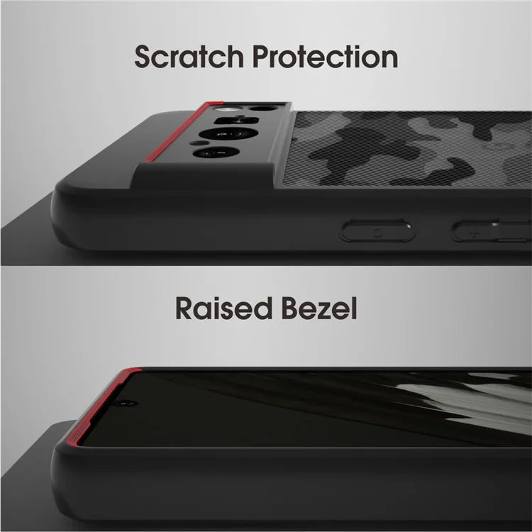 IBMRS For Google Pixel 8 Pro Cover Shock Absorbing Secure Grip Phone Back Case