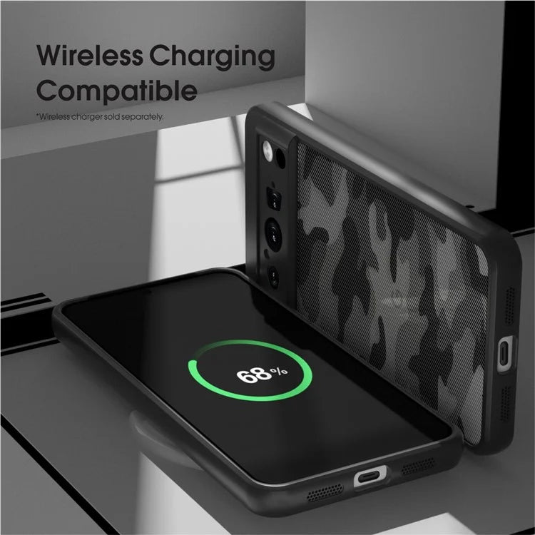 IBMRS For Google Pixel 8 Pro Cover Shock Absorbing Secure Grip Phone Back Case