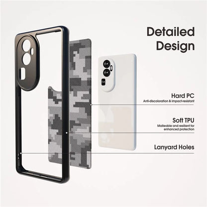 IBMRS For Oppo Reno10 Pro+ 5G Cases Anti-Scratch TPU+PC Cell Phone Cover