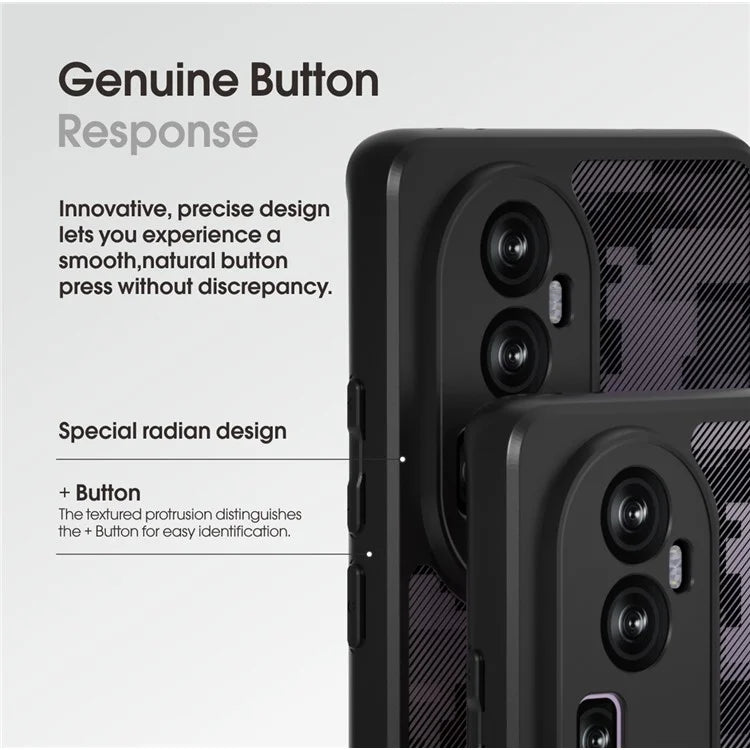 IBMRS For Oppo Reno10 Pro+ 5G Cases Anti-Scratch TPU+PC Cell Phone Cover