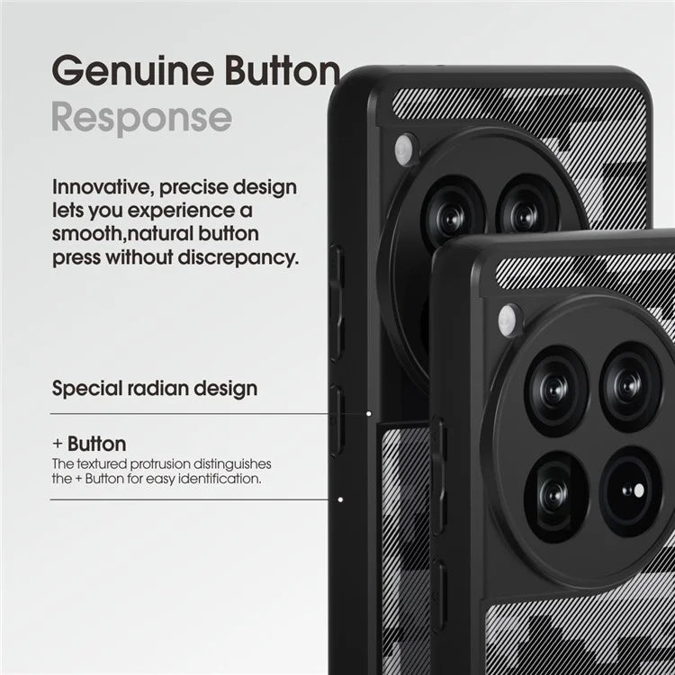 IBMRS Phone Cover for OnePlus 12 5G Cases Shockproof TPU+PC Phone Shell