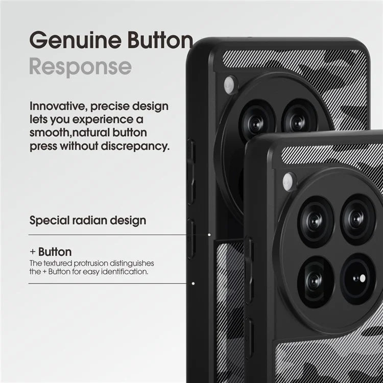 IBMRS Phone Cover for OnePlus 12 5G Cases Shockproof TPU+PC Phone Shell