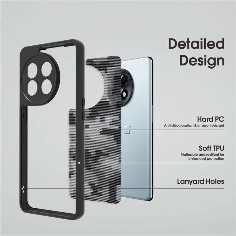 IBMRS Drop-Proof Phone Cover for OnePlus Ace 2 5G / 11R 5G Cases Shockproof TPU+PC Shell