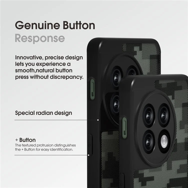 IBMRS Slim-Fit Case for OnePlus 11 5G Precise Cutout TPU+PC Phone Cover