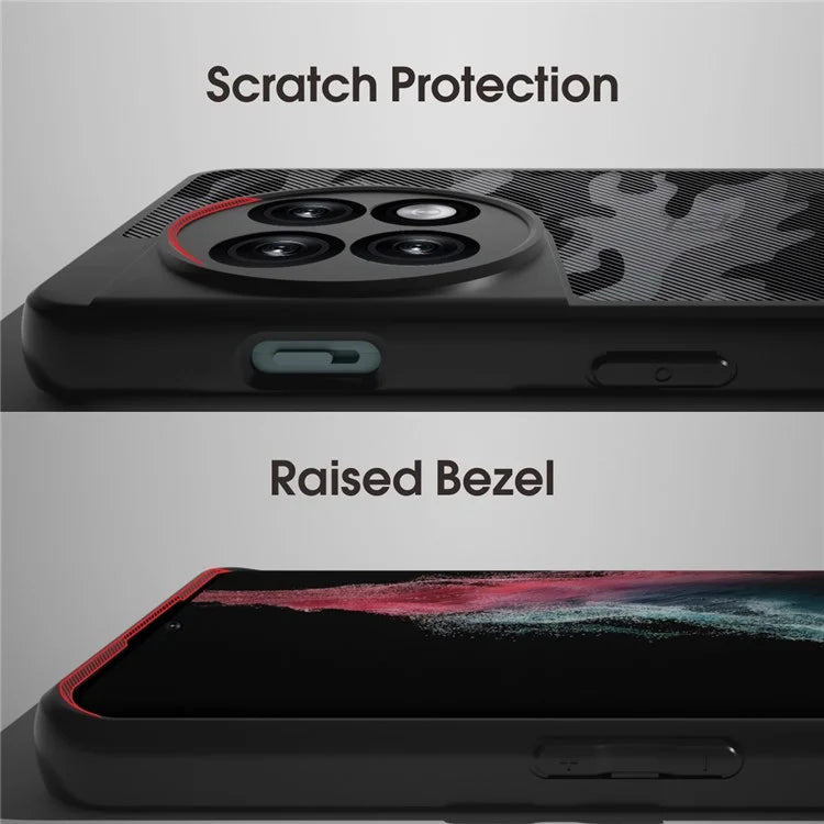 IBMRS Slim-Fit Case for OnePlus 11 5G Precise Cutout TPU+PC Phone Cover