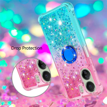 YB Quicksand Series-8 for Xiaomi Redmi 13C 4G / Poco C65 4G Case Kickstand TPU Phone Cover