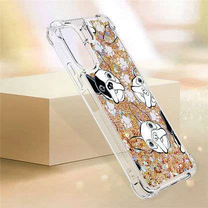 YB Quicksand Series-2 for Xiaomi Redmi 13C 4G / Poco C65 4G TPU Case Pattern Liquid Phone Cover