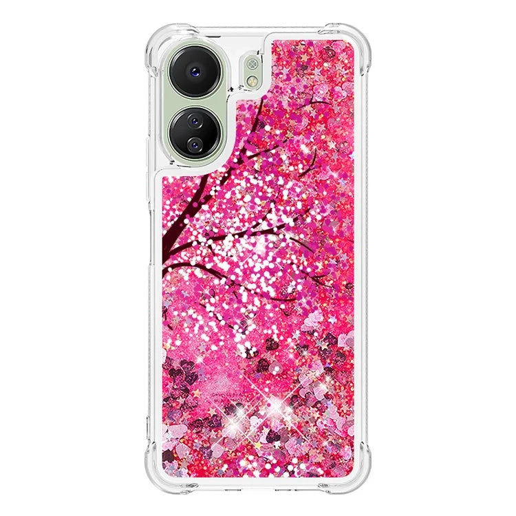 YB Quicksand Series-2 for Xiaomi Redmi 13C 4G / Poco C65 4G TPU Case Pattern Liquid Phone Cover