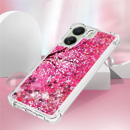 YB Quicksand Series-2 for Xiaomi Redmi 13C 4G / Poco C65 4G TPU Case Pattern Liquid Phone Cover
