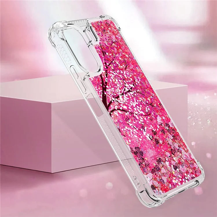 YB Quicksand Series-2 for Xiaomi Redmi 13C 4G / Poco C65 4G TPU Case Pattern Liquid Phone Cover