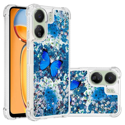 YB Quicksand Series-2 for Xiaomi Redmi 13C 4G / Poco C65 4G TPU Case Pattern Liquid Phone Cover