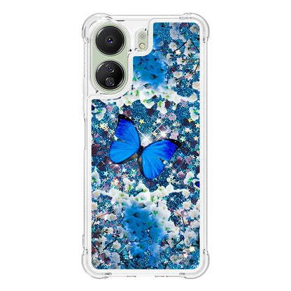 YB Quicksand Series-2 for Xiaomi Redmi 13C 4G / Poco C65 4G TPU Case Pattern Liquid Phone Cover