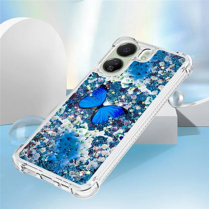 YB Quicksand Series-2 for Xiaomi Redmi 13C 4G / Poco C65 4G TPU Case Pattern Liquid Phone Cover