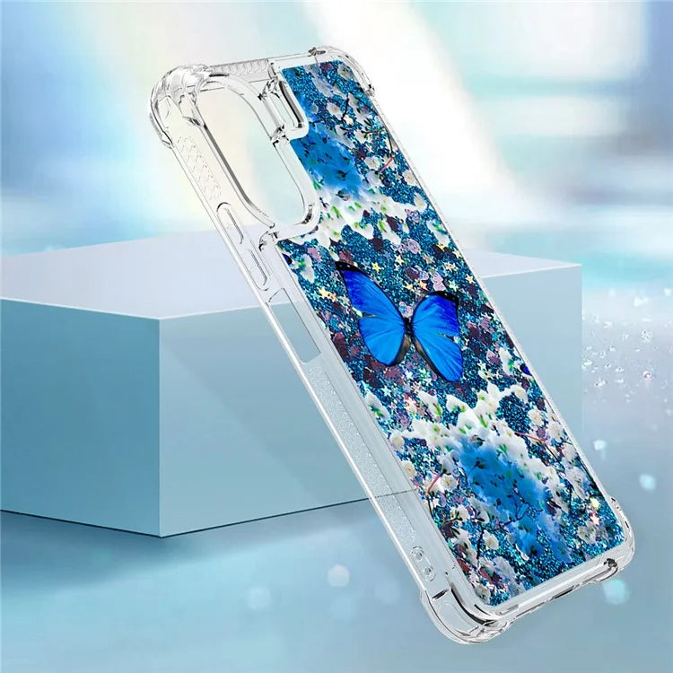YB Quicksand Series-2 for Xiaomi Redmi 13C 4G / Poco C65 4G TPU Case Pattern Liquid Phone Cover