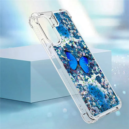 YB Quicksand Series-2 for Xiaomi Redmi 13C 4G / Poco C65 4G TPU Case Pattern Liquid Phone Cover
