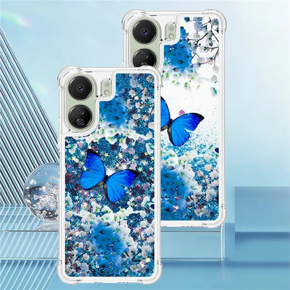 YB Quicksand Series-2 for Xiaomi Redmi 13C 4G / Poco C65 4G TPU Case Pattern Liquid Phone Cover