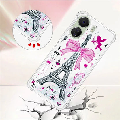 YB Quicksand Series-2 for Xiaomi Redmi 13C 4G / Poco C65 4G TPU Case Pattern Liquid Phone Cover