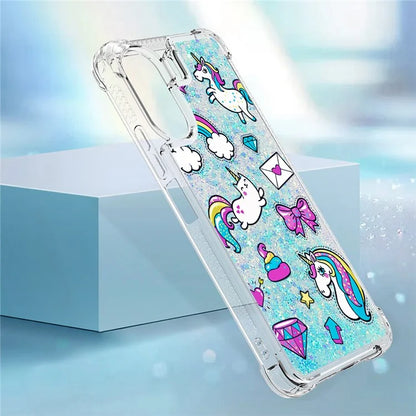 YB Quicksand Series-2 for Xiaomi Redmi 13C 4G / Poco C65 4G TPU Case Pattern Liquid Phone Cover