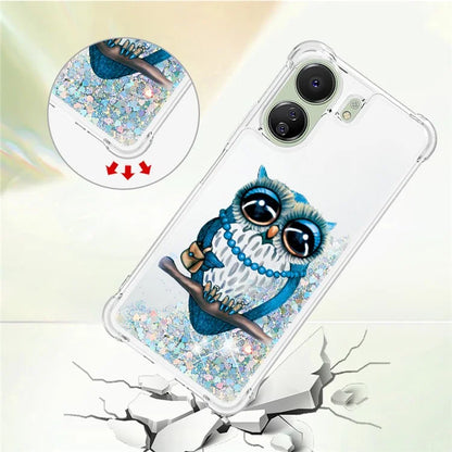 YB Quicksand Series-2 for Xiaomi Redmi 13C 4G / Poco C65 4G TPU Case Pattern Liquid Phone Cover
