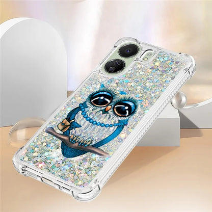 YB Quicksand Series-2 for Xiaomi Redmi 13C 4G / Poco C65 4G TPU Case Pattern Liquid Phone Cover