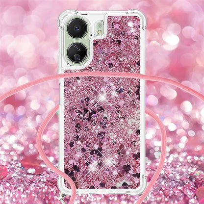 YB Quicksand Series-4 for Xiaomi Redmi 13C 4G / Poco C65 4G TPU Case Liquid Sparkle Phone Cover