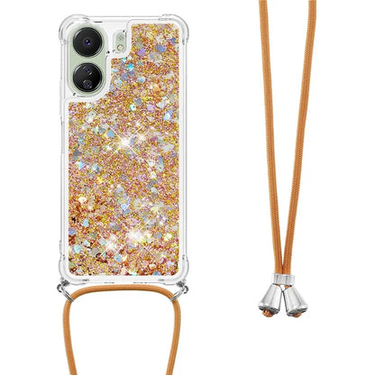 YB Quicksand Series-4 for Xiaomi Redmi 13C 4G / Poco C65 4G TPU Case Liquid Sparkle Phone Cover