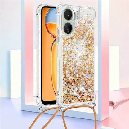 YB Quicksand Series-4 for Xiaomi Redmi 13C 4G / Poco C65 4G TPU Case Liquid Sparkle Phone Cover