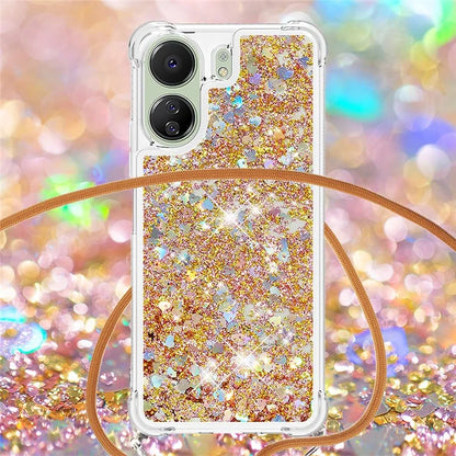 YB Quicksand Series-4 for Xiaomi Redmi 13C 4G / Poco C65 4G TPU Case Liquid Sparkle Phone Cover