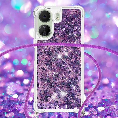 YB Quicksand Series-4 for Xiaomi Redmi 13C 4G / Poco C65 4G TPU Case Liquid Sparkle Phone Cover