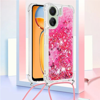 YB Quicksand Series-4 for Xiaomi Redmi 13C 4G / Poco C65 4G TPU Case Liquid Sparkle Phone Cover