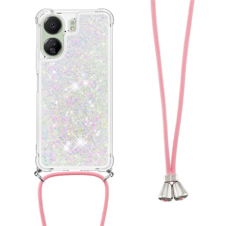 YB Quicksand Series-4 for Xiaomi Redmi 13C 4G / Poco C65 4G TPU Case Liquid Sparkle Phone Cover
