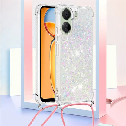 YB Quicksand Series-4 for Xiaomi Redmi 13C 4G / Poco C65 4G TPU Case Liquid Sparkle Phone Cover