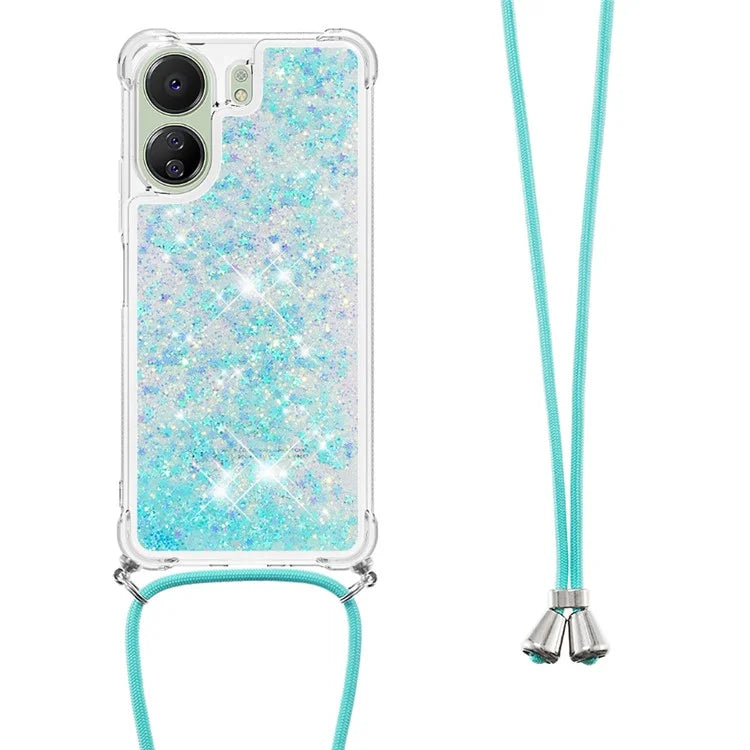 YB Quicksand Series-4 for Xiaomi Redmi 13C 4G / Poco C65 4G TPU Case Liquid Sparkle Phone Cover