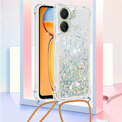 YB Quicksand Series-4 for Xiaomi Redmi 13C 4G / Poco C65 4G TPU Case Liquid Sparkle Phone Cover