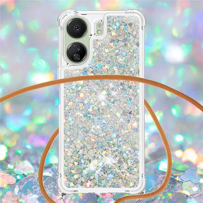 YB Quicksand Series-4 for Xiaomi Redmi 13C 4G / Poco C65 4G TPU Case Liquid Sparkle Phone Cover