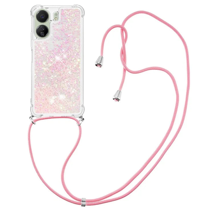 YB Quicksand Series-4 for Xiaomi Redmi 13C 4G / Poco C65 4G TPU Case Liquid Sparkle Phone Cover