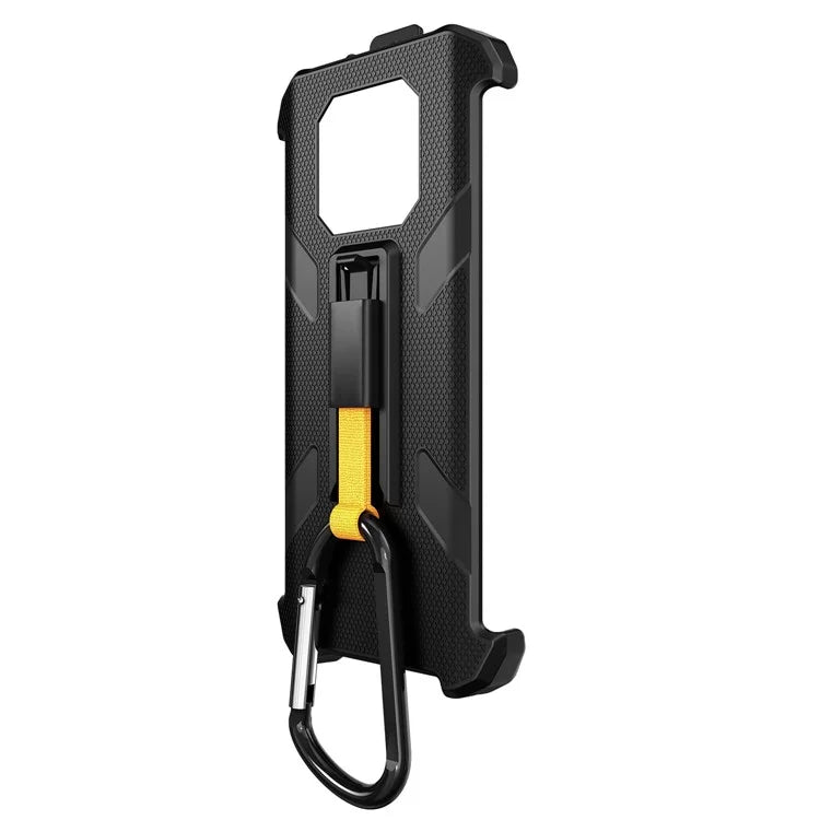 ULEFONE Case for Ulefone Armor 22 Shell Multifunctional Rotary Clip PC+TPU Phone Cover