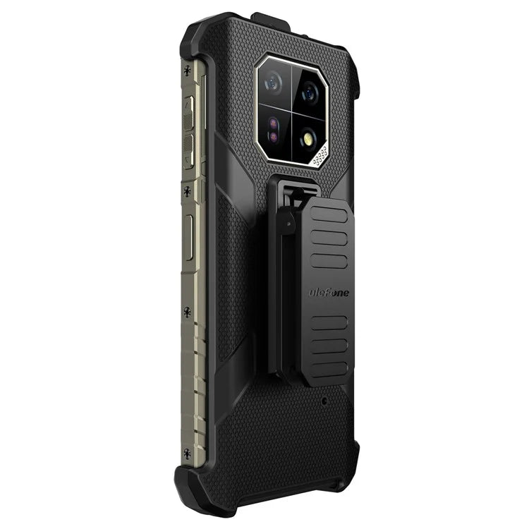 ULEFONE Case for Ulefone Armor 22 Shell Multifunctional Rotary Clip PC+TPU Phone Cover