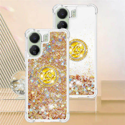 YB Quicksand Series-7 for Xiaomi Redmi 13C 4G / Poco C65 4G TPU Case Kickstand Phone Cover