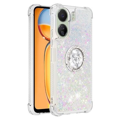 YB Quicksand Series-7 for Xiaomi Redmi 13C 4G / Poco C65 4G TPU Case Kickstand Phone Cover