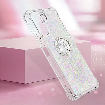 YB Quicksand Series-7 for Xiaomi Redmi 13C 4G / Poco C65 4G TPU Case Kickstand Phone Cover