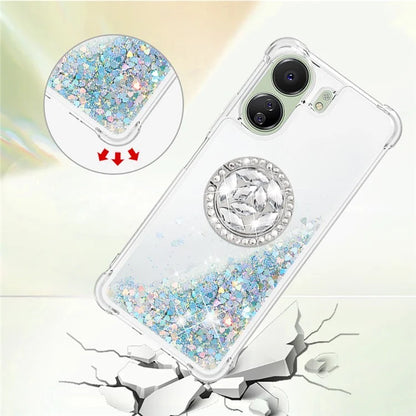 YB Quicksand Series-7 for Xiaomi Redmi 13C 4G / Poco C65 4G TPU Case Kickstand Phone Cover