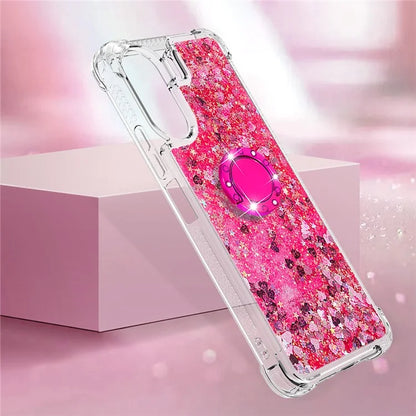 YB Quicksand Series-7 for Xiaomi Redmi 13C 4G / Poco C65 4G TPU Case Kickstand Phone Cover