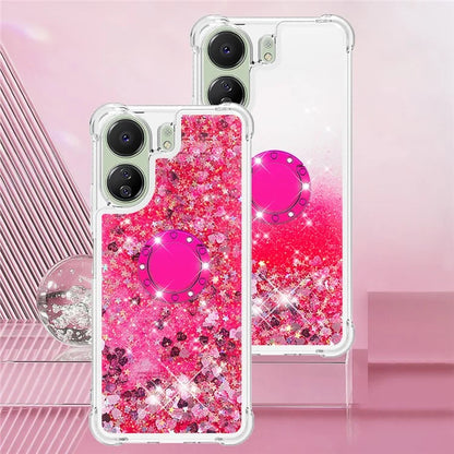 YB Quicksand Series-7 for Xiaomi Redmi 13C 4G / Poco C65 4G TPU Case Kickstand Phone Cover